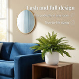 Faux Boston Fern Plant with 27 Silk Fronds - 28" Wide