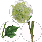 Cream Green Artificial Snowball Branches, Set of 12 - 38"