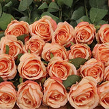 Apricot Faux Rose Bud - 20"