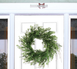 Boxwood Wreath, Indoor Outdoor UV Front Door 30"  ArtificialFlowers   