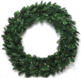 Christmas Wreath LED Lights 48" Classic Green Pine Wreaths ArtificialFlowers   