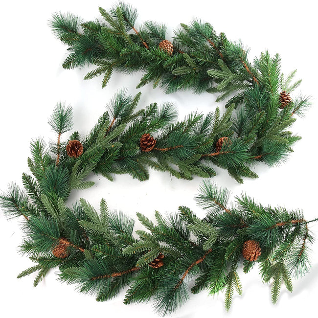 Artificial Angel Pine Christmas Garland - 9'