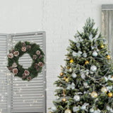 Christmas Wreath 20" Deluxe Evergreen Pine  ArtificialFlowers   