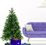 4.5' Artificial Christmas Tree with Metal Stand Decoration ArtificialFlowers   