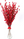 Red Waterproof Faux Holly Berry Stem Picks - 19" - 
    Red