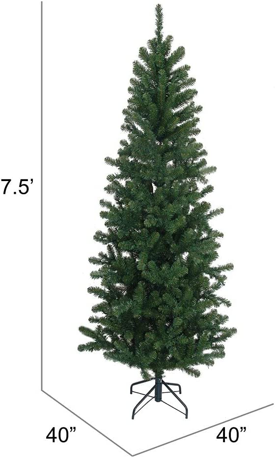7.5' Deluxe Artificial Christmas Tree with Metal Stand Christmas Tree ArtificialFlowers   