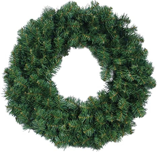 24" Northern Spruce Artificial Christmas Decor Wreaths ArtificialFlowers   