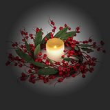 16" Holiday Christmas Wreath Wreaths ArtificialFlowers   