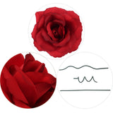 Artificial Flowers Burgundy Rose Picks 8" - Set of 50, Elegant Silk Roses for DIY Crafts, Wedding Décor, Bouquets Artificial Flowers ArtificialFlowers   