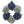 Fake Hydrangea Wreath - 18" - 
    Mixed Blue