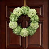 Artificial 24" Magenta & Green Hydrangea Wreath - Handcrafted, UV Resistant, All-Season, Indoor/Outdoor Decor, Perfect for Home, Wedding, Event Hydrangea Wreath ArtificialFlowers   