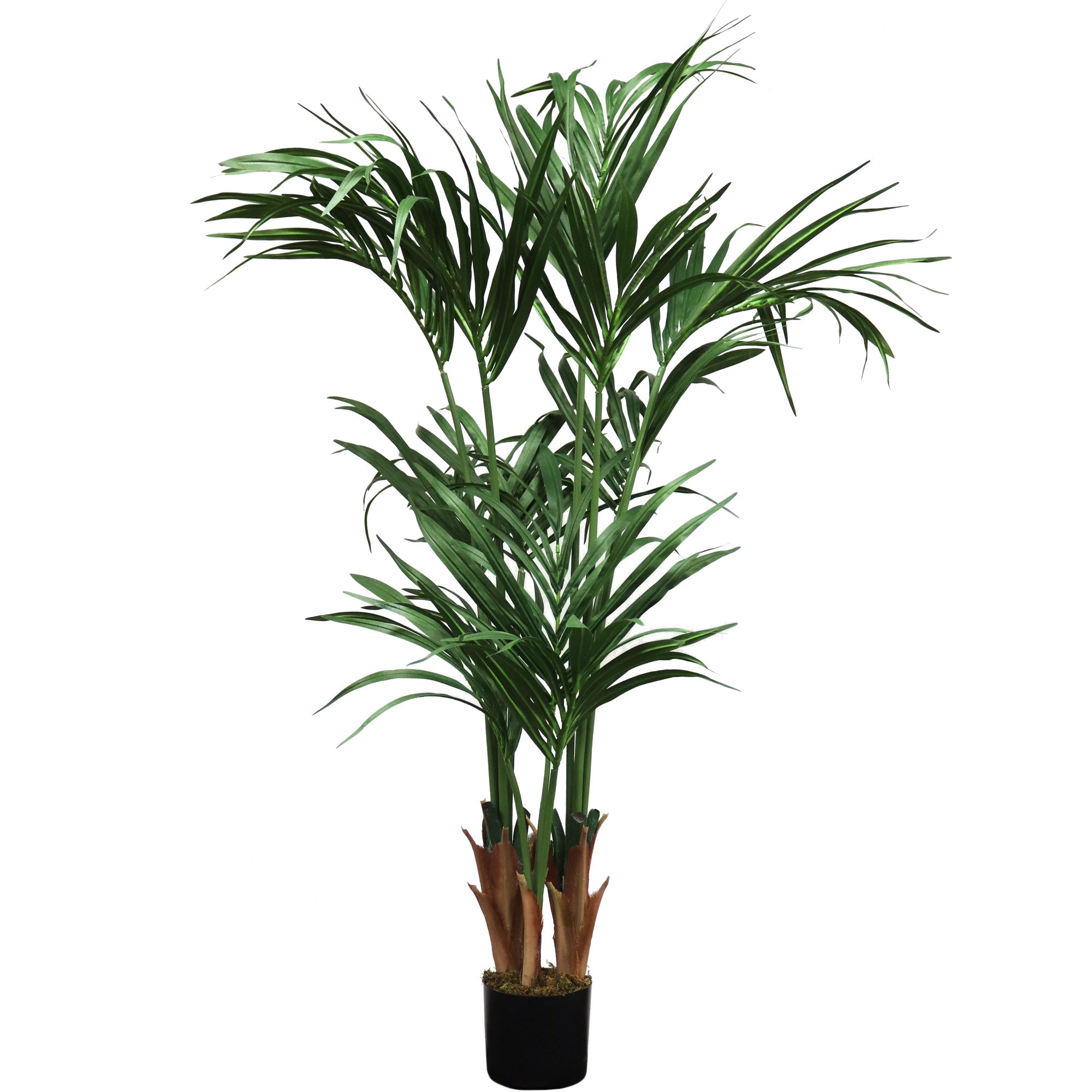 Artificial Silk Areca Palm Tree in Black Pot 5.5'  ArtificialFlowers   
