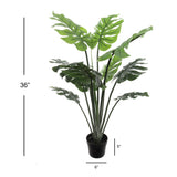 Artificial 36" Split Philo Plant in Pot - Lifelike Faux Indoor Greenery Decor, Easy-to-Maintain, High-Quality & Eco-Friendly - Perfect for Home & Office Spaces Artificial Plants ArtificialFlowers   