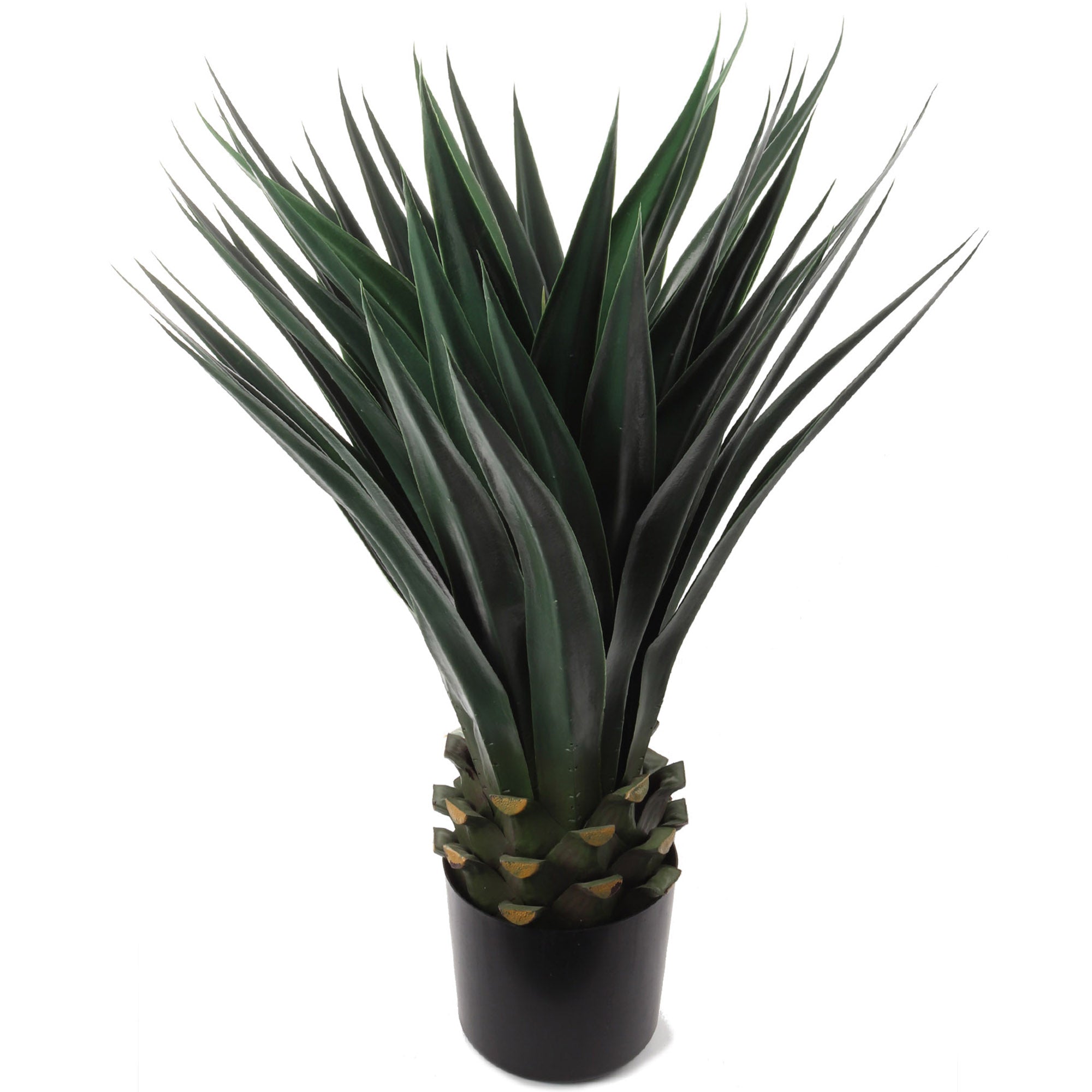 36" Artificial Agave Plant with 50 Leaves in Pot - Lifelike Faux Greenery, UV-Resistant, Low-Maintenance - Indoor/Outdoor Decor for Home, Office, Patio, or Garden Spaces agave ArtificialFlowers   