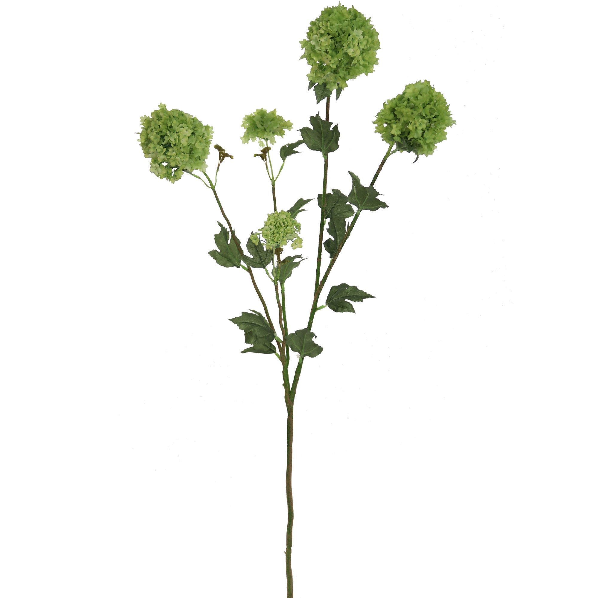 Artificial Premium Green Snowball Viburnum Branch-38" Floral Arrangement ArtificialFlowers   