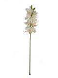 Artificial Real Touch Cymbidium Orchid 13 Flowers 2 Buds- 38" Orchid ArtificialFlowers   