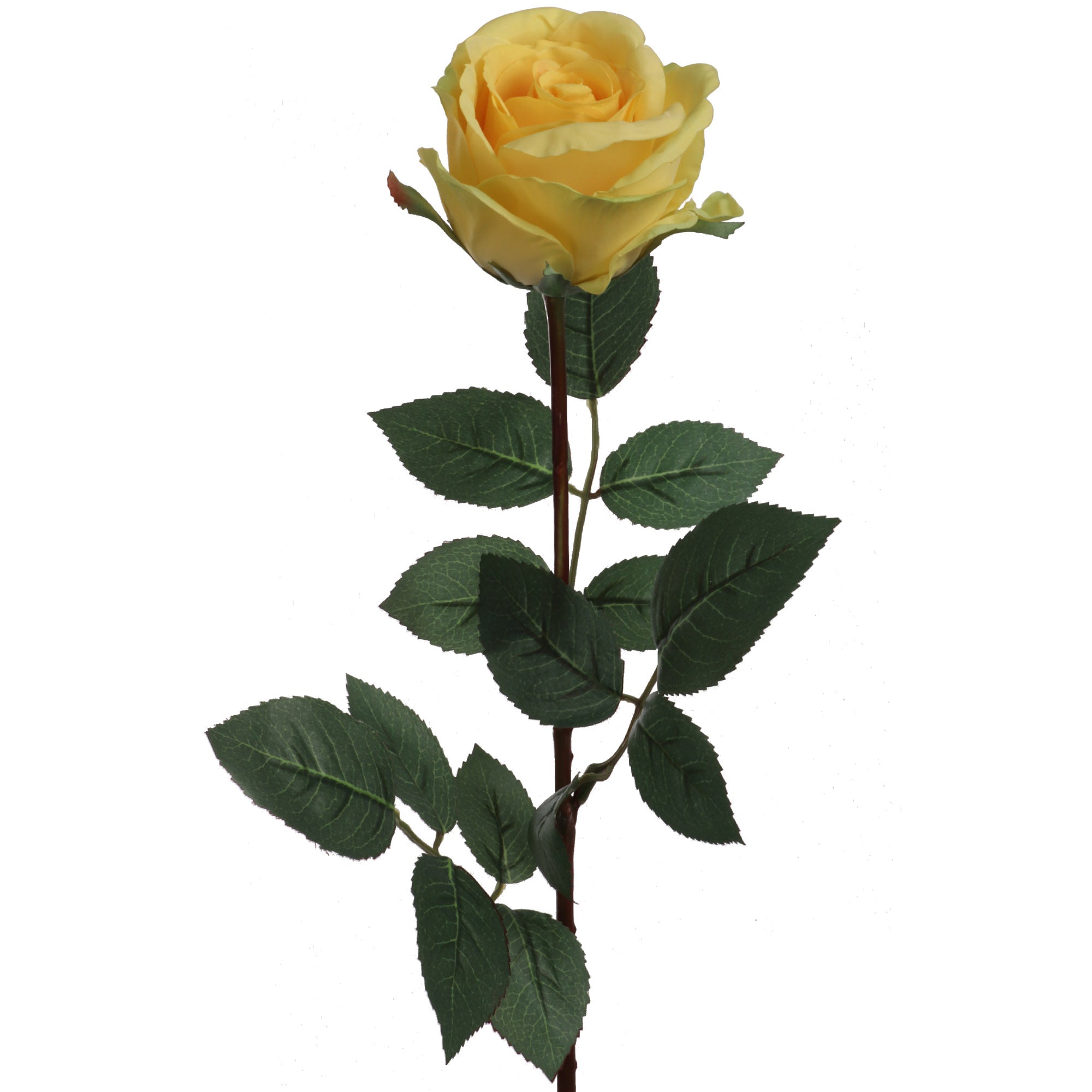 Artificial Premium Yellow Rose Bud-30" Artificial Flowers ArtificialFlowers   