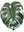 Artificial Triple Split Philodendron Leaf - 28" - 
    Green