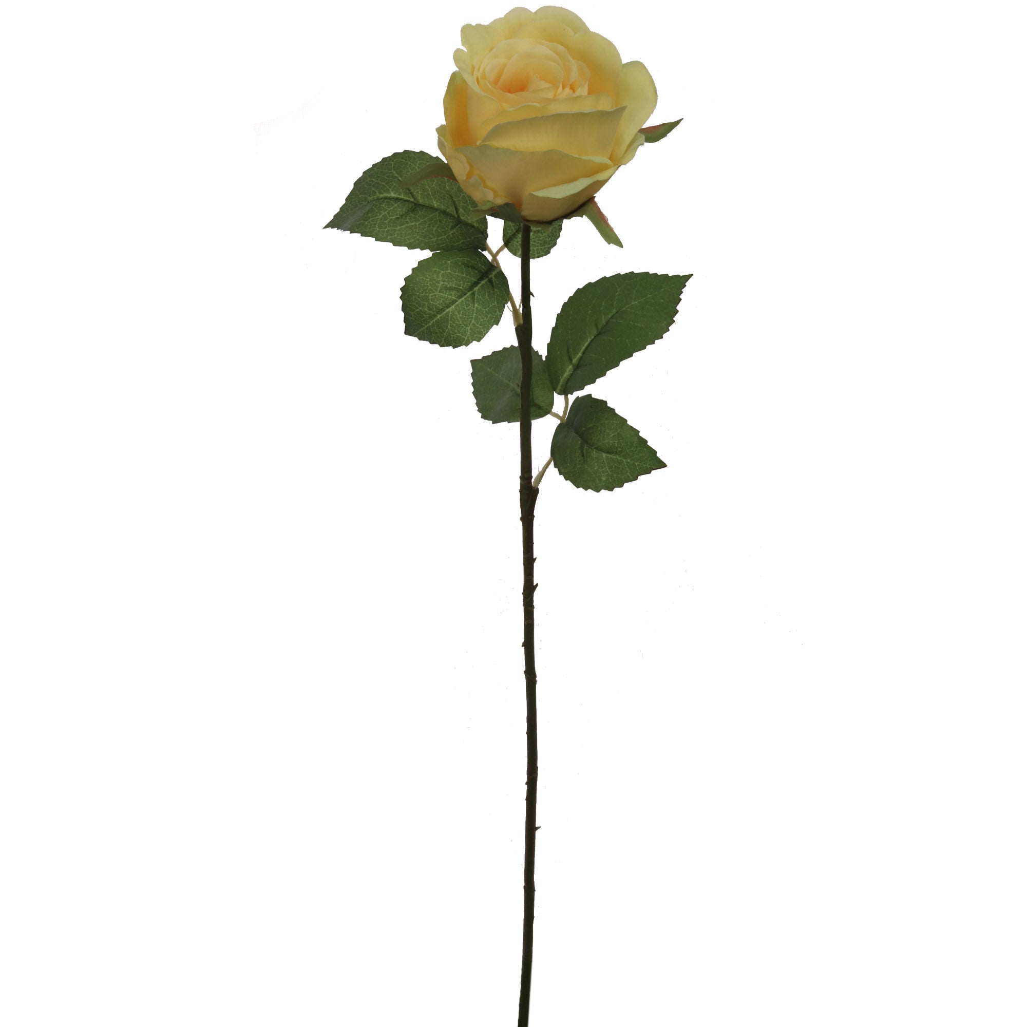 Artificial  Yellow Rose Bud-20" Artificial Flowers ArtificialFlowers   