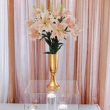 Artificial  Premium Pink White Real Touch Tiger Lily- 35" Artificial Flowers ArtificialFlowers   