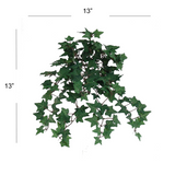 13" Faux Plant Artificial Ivy for Hanging Basket Artificial Plants ArtificialFlowers   