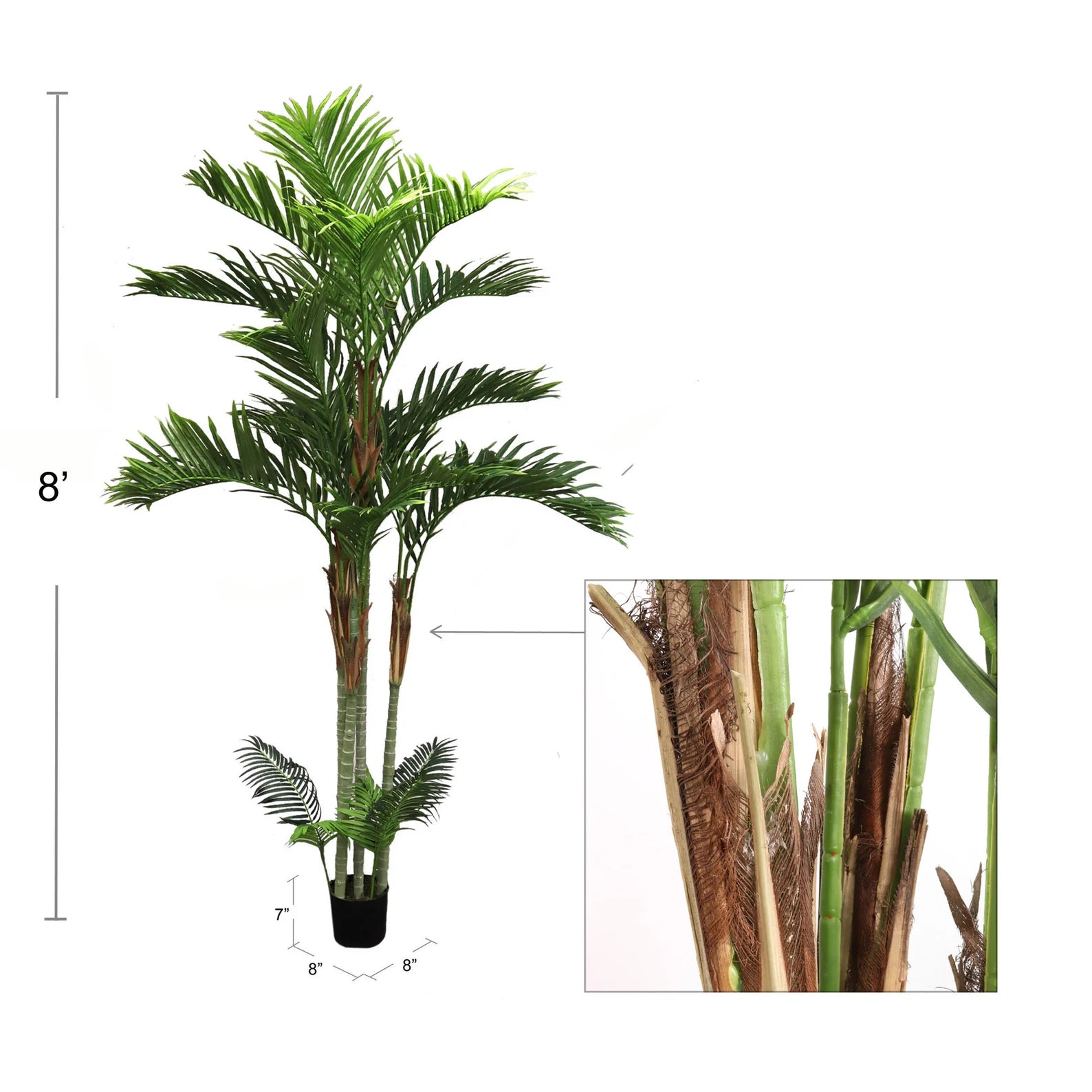 Artificial Areca Palm Tree - 8' Artificial Trees ArtificialFlowers   