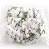 White Silk Cherry Blossom Flower Garland (3 Pack) Cherry Blossom Garland ArtificialFlowers   