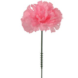 Pink Silk Carnation Picks - 3.5