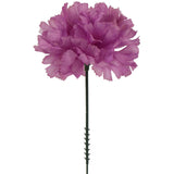 Artificial 7"x 3.5" Purple Carnation Pick Carnation and Rose Pick artificialflowersdotcom   
