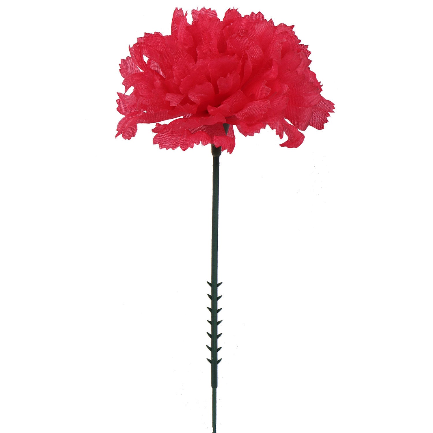 Artificial 7"x 3.5" Fuschia Carnation Pick Carnation and Rose Pick artificialflowersdotcom   