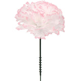 Artificial 7"x 3.5" White Pink Carnation Pick Carnation and Rose Pick artificialflowersdotcom   