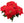 Red Velvet Faux Poinsettia Bush with 7 Silk Sprays - 20" - 
    Red