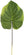 Real Touch Alocasia Leaf Stem - 33" - 
    Green