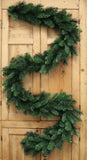 Artificial Pine Garland Deluxe Evergreen 190 Tips- 9' x 12" Garland artificialflowersdotcom   