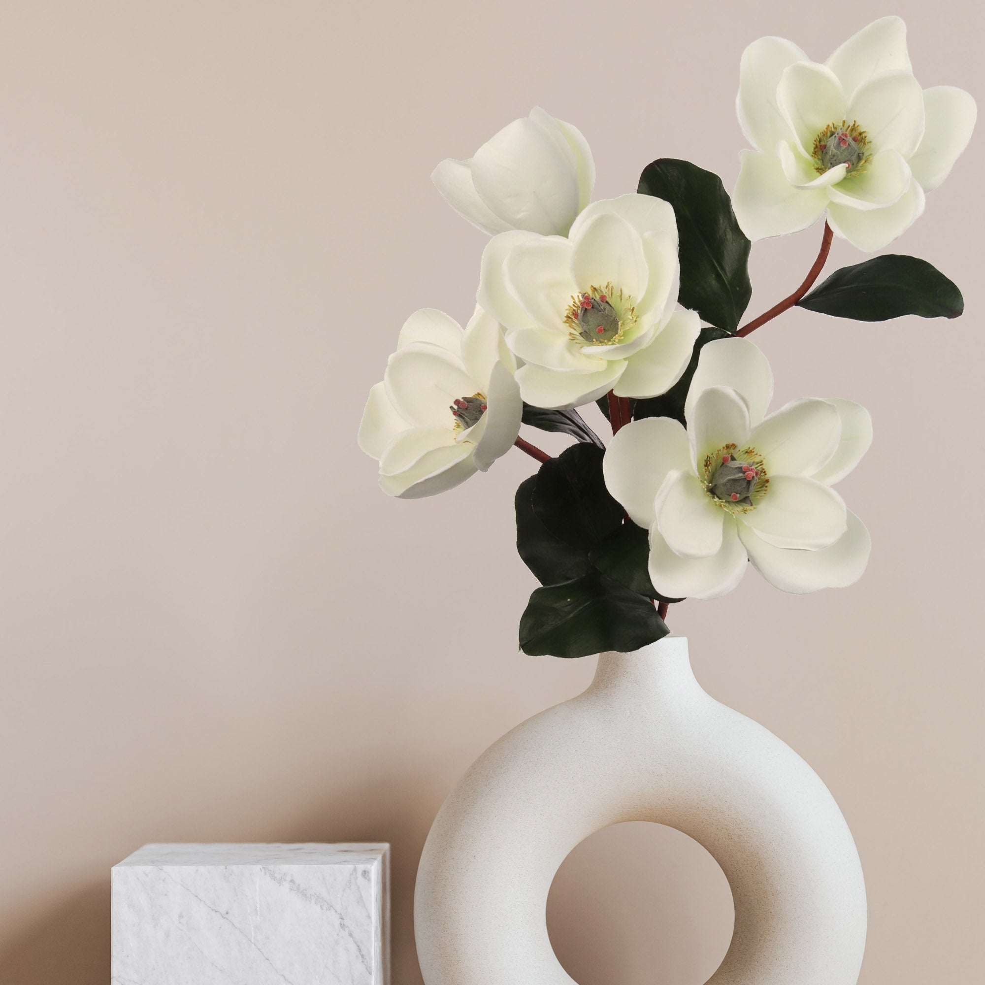 Artificial Magnolia Flower 25” x 7” Artificial Flowers artificialflowersdotcom   