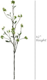 Artificial Flowering Blossom Branch 12 Flowers- 42" Artificial Flowers artificialflowersdotcom   