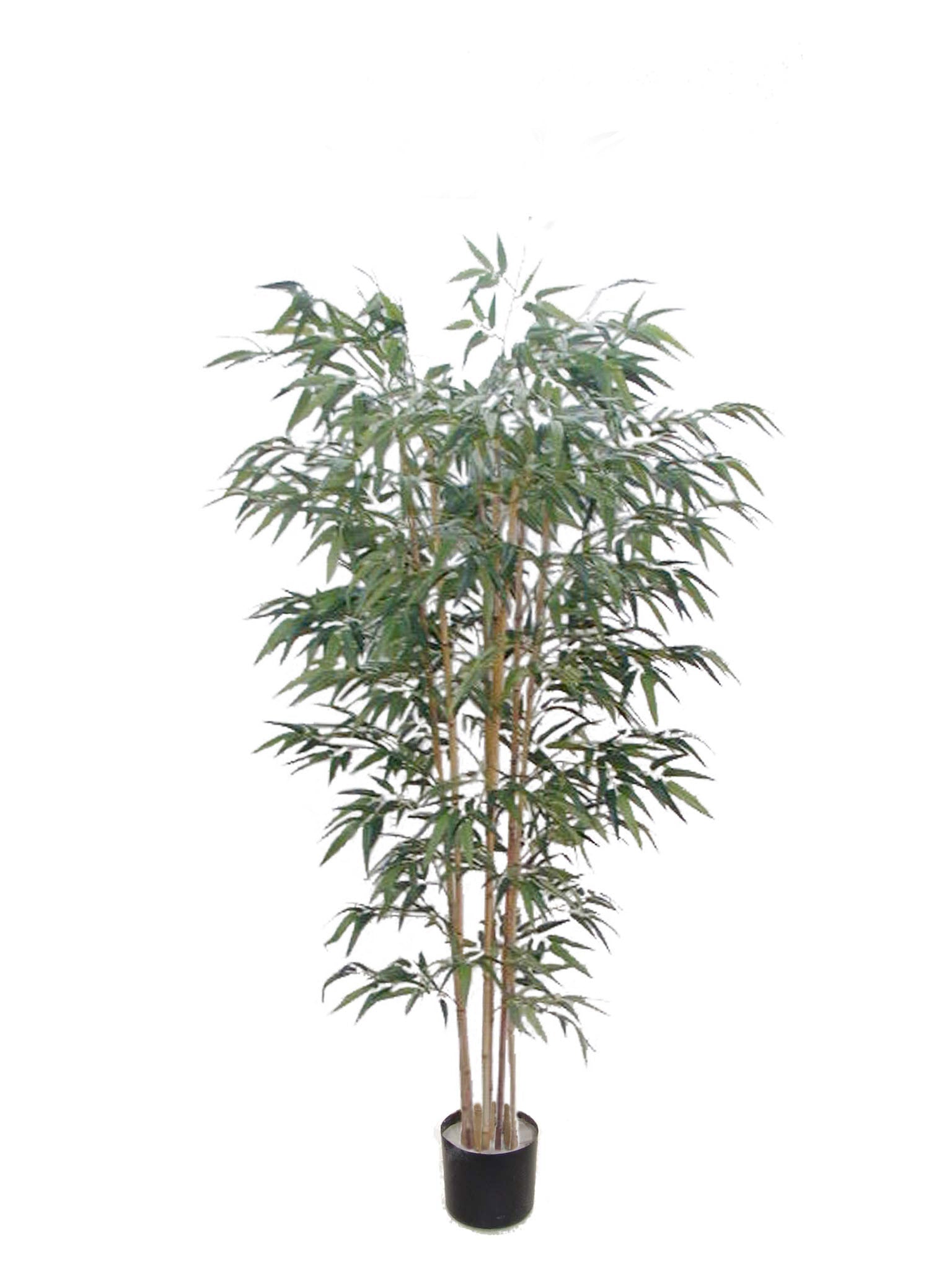 Artificial Bamboo Tree with Natural Trunk- 5'  artificialflowersdotcom   
