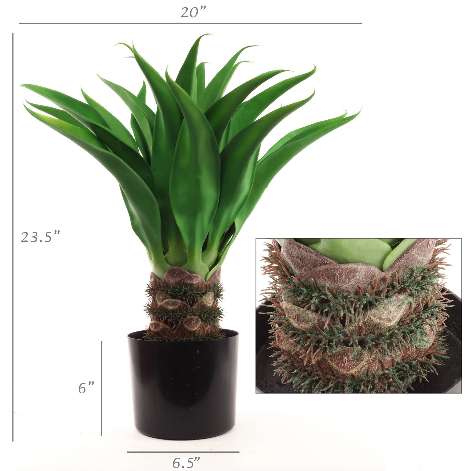 Artificial  Real Touch Agave House Plant-24" House Plant artificialflowersdotcom   