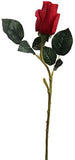 18" Artificial Silk Rose Bud - Lifelike Faux Flower, Elegant Home & Wedding Decor, Realistic & Easy-to-Style, High-Quality Floral Accent Rose Stem ArtificialFlowers   