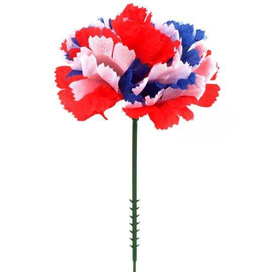 Artificial Flowers 5" Tri Color Carnation - 30pcs Set, 3.5" Diameter - Lifelike, Easy-to-Style Decor - Ideal for Weddings, Home, & DIY Projects Carnation Artificial Flower ArtificialFlowers   